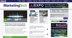 Desktop Screenshot of marketingtechnews.net
